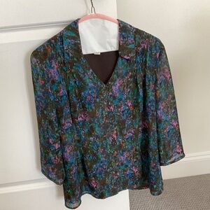 Cold water Creek pullover blouse